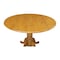 International Concepts Round 42 in Round Dual Drop Leaf Pedestal Table, Oak, 42 W, 42 L, 29.5 in H, Wood, Oak T04-42DP - alternate 8